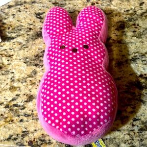 Vintage Pink polka dot Peep 9 1/2” x 5”